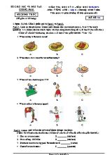 Đề kiểm tra học kỳ II môn Tiếng Anh Lớp 6 - Mã đề 4A - Năm học 2018-2019 - Sở giáo dục và đào tạo Quảng Nam
